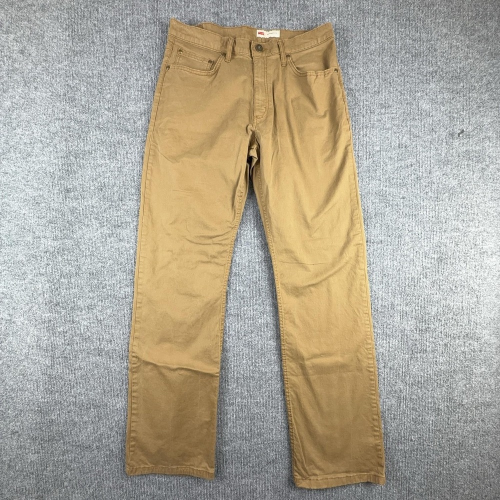 Wrangler Jeans‎ Mens 32x31 Beige Straight Fit Stretch Denim Premium Quality